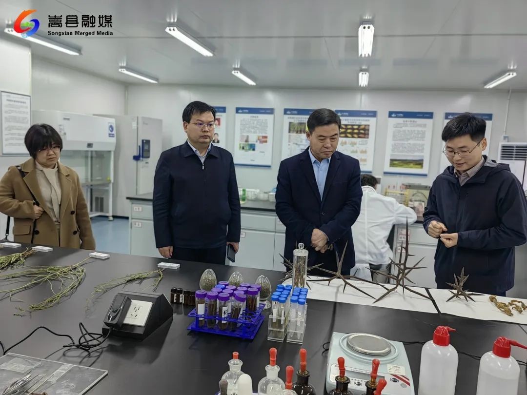 洛阳理工学院到嵩县调研
